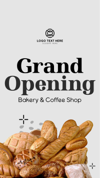 Bakery Opening Notice YouTube Short Design