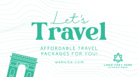 Let's Travel Facebook Event Cover Design