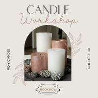 Candle Light Instagram Post Design