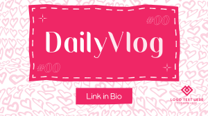 Hearts Daily Vlog Animation Image Preview