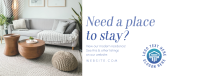Cozy Place to Stay Facebook Cover Design