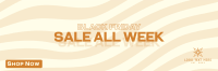 Pattern Black Friday Twitter header (cover) Image Preview