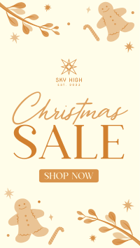 Rustic Christmas Sale YouTube Short Image Preview