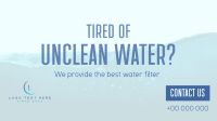Water Filtration Facebook Event Cover Design