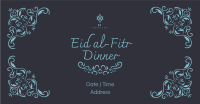 Fancy Eid Dinner Facebook ad Image Preview