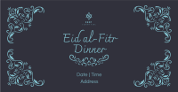 Fancy Eid Dinner Facebook Ad Design