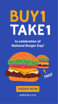 It's A Burger Party! Instagram story Image Preview