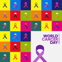 Cancer Day Pop Art Linkedin Post Image Preview