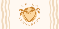 Hello Summertime Twitter post Image Preview