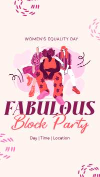 We Are Women Block Party YouTube short Image Preview