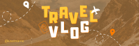 Simple Fun Travel Vlog Twitter Header Preview