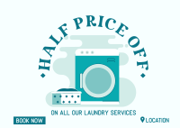 Laundry Machine Postcard Image Preview