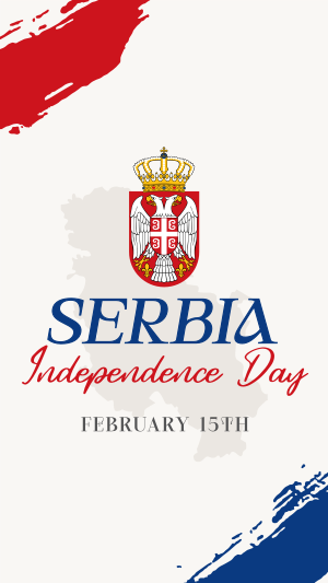Serbia National Day Instagram story Image Preview