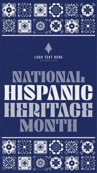 Hispanic Heritage Month Tiles Facebook Story Design