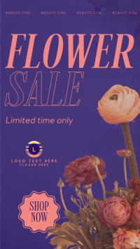 Flower Boutique  Sale YouTube Short Design