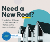 Building Roof Services Facebook Post Design