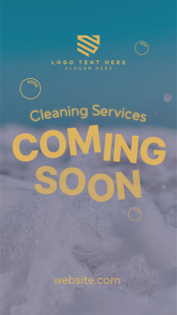 Bubbles Coming Soon Facebook Story Design