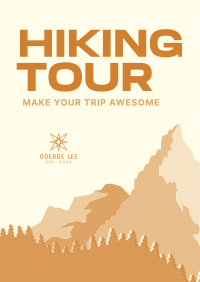 Awesome Hiking Experience Flyer Design