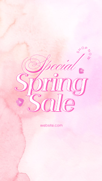 Special Spring Sale Facebook Story Design