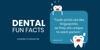 Dental Facts Twitter post Image Preview