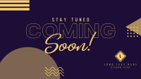 Geometric Coming Soon Facebook Event Cover Design