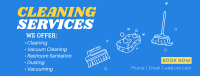 Professional Cleaning Service Facebook cover Image Preview