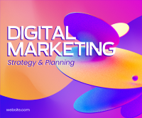 Digital Marketing Strategy Facebook Post Design