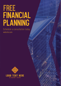 Simple Financial Planning Flyer Design