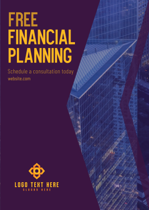 Simple Financial Planning Flyer Image Preview