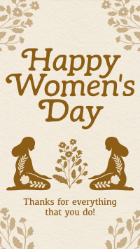 Rustic International Women's Day TikTok video Image Preview