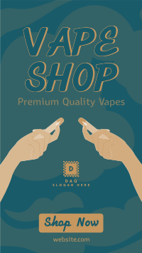 Premium Vapes Facebook story Image Preview