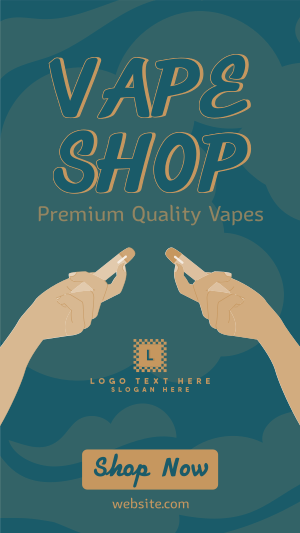 Premium Vapes Facebook story Image Preview