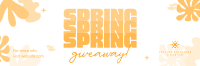 Spring Giveaway Twitter Header Image Preview