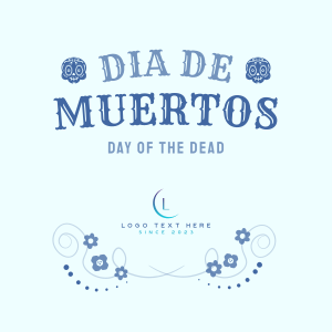 Festive Dia De Los Muertos Instagram post Image Preview