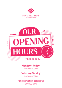 Service Hour Post Flyer Design