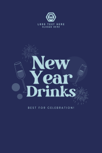 New Year Cheers Pinterest Pin Image Preview