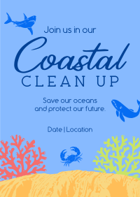 Coastal Cleanup Flyer Image Preview