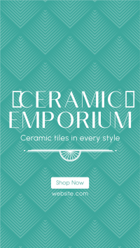 Ceramic Emporium Instagram Story Design