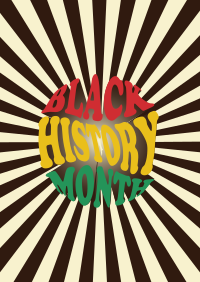 Groovy Black History Flyer Design