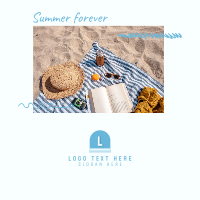 Summer Forever Instagram Post Design