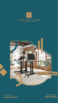Modern Office Facebook story Image Preview