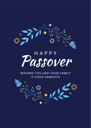 Passover Leaves Flyer Image Preview