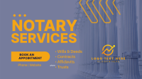 Notary Services Offer Facebook Event Cover Design