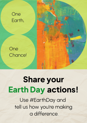 Earth Day Action Flyer Image Preview