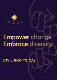 Empowering Civil Rights Day Flyer Image Preview