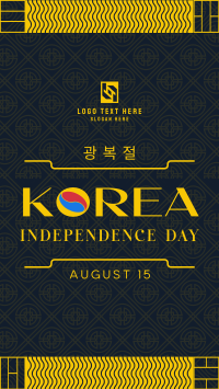 Independence Day of Korea Facebook story Image Preview