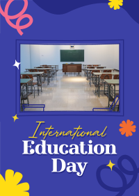 Education Day Celebration Poster Design