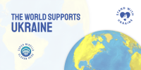 The World Supports Ukraine Twitter Post Image Preview