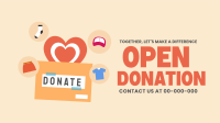 Charity Donation Facebook Event Cover Design