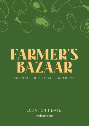 Farmers Bazaar Flyer Image Preview